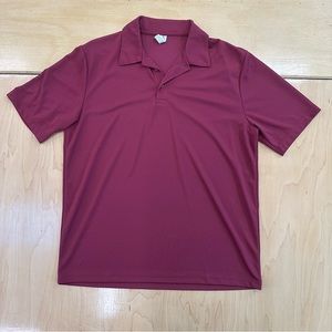 All Sport Men’s Performance Polo - Scarlet Red - Size Large